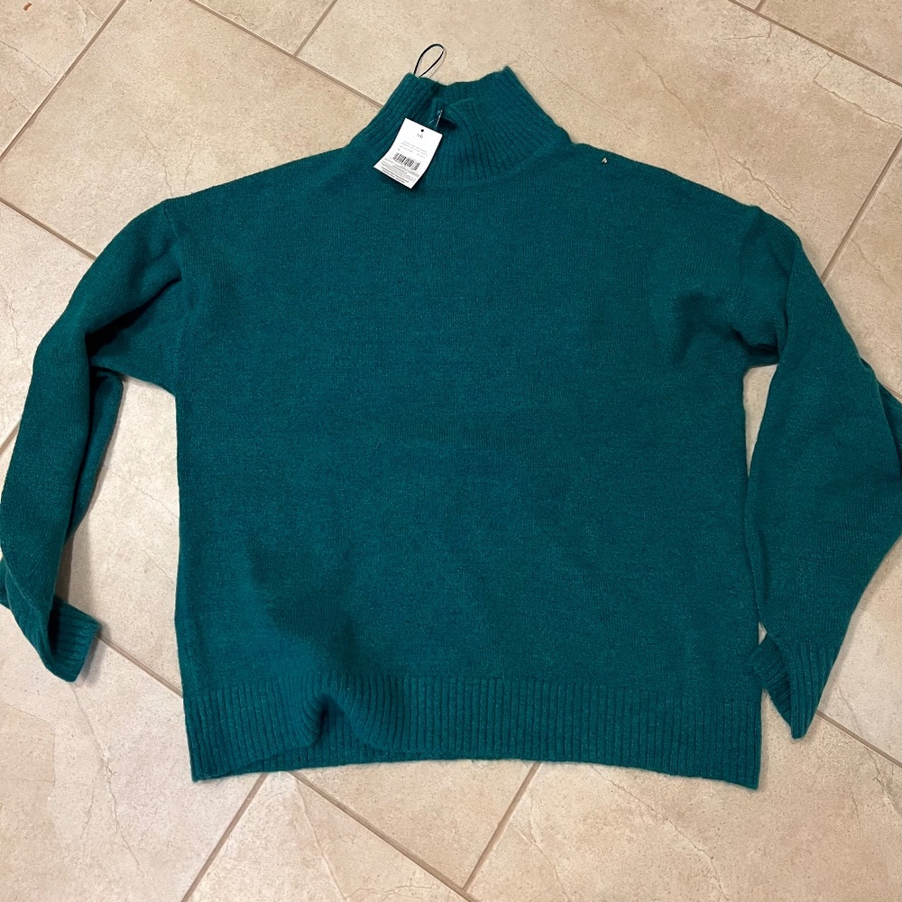 George teal sweater